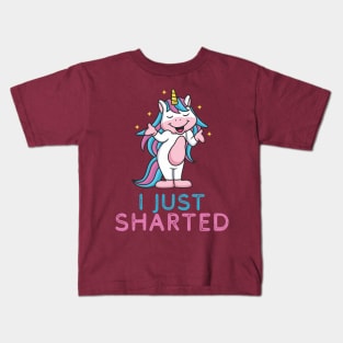 Im a unicorn and I just sharted, sorry! Kids T-Shirt